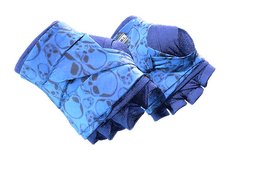 ★ Hand Wraps | Cobalt Skulls (Minimal Wear)