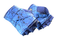 Hand Wraps | Cobalt Skulls (Well-Worn)