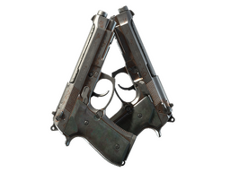 Dual Berettas | Rose Nacre (Battle-Scarred)