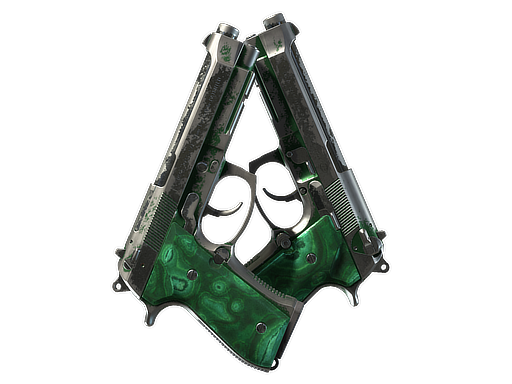 Dual Berettas | Polished Malachite