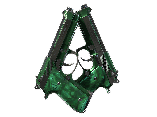 Dual Berettas | Polished Malachite