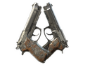 Dual Berettas | Silver Pour (Battle-Scarred)