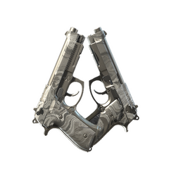 Dual Berettas | Silver Pour (Factory New)