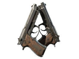 Souvenir Dual Berettas | Oil Change (Battle-Scarred)