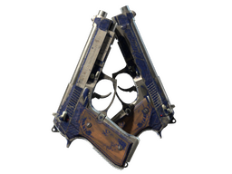 Dual Berettas | Moon in Libra (Battle-Scarred)