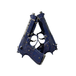 Souvenir Dual Berettas | Moon in Libra (Well-Worn)
