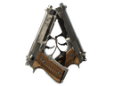 StatTrak™ Dual Berettas | Black Limba (Battle-Scarred)