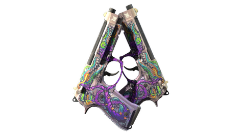 Dual Berettas | Flora Carnivora (Minimal Wear)