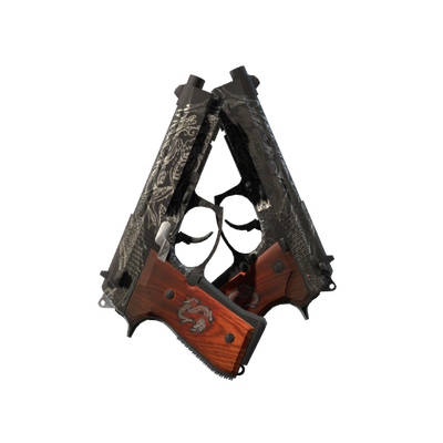 StatTrak™ Dual Berettas | Dualing Dragons (Minimal Wear) thumbnail
