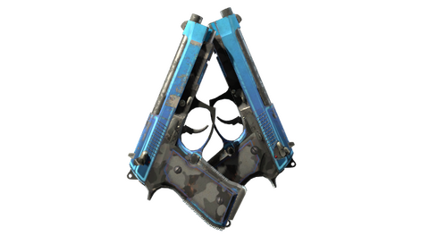 Dual Berettas | Urban Shock (Well-Worn)