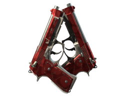 Dual Berettas | Hemoglobin (Field-Tested)