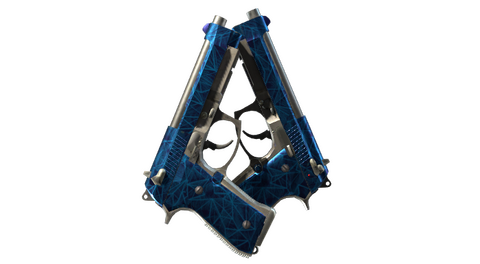 Dual Berettas | Cobalt Quartz (Minimal Wear)