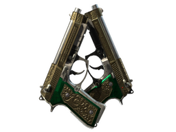 StatTrak™ Dual Berettas | Royal Consorts (Battle-Scarred)