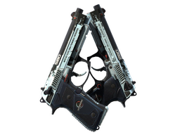 StatTrak™ Dual Berettas | Dezastre (Minimal Wear)