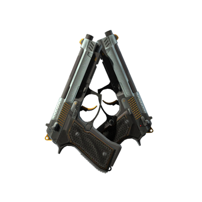 StatTrak™ Dual Berettas | Ventilators (Factory New) thumbnail