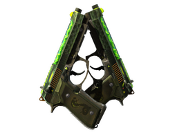 Dual Berettas | Cobra Strike (Well-Worn)