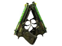 StatTrak™ Dual Berettas | Cobra Strike (Minimal Wear)