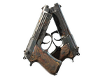 StatTrak™ Dual Berettas | Hideout (Battle-Scarred)