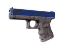 Glock-18 | Blue Fissure (Minimal Wear)