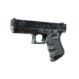 Souvenir Glock-18 | Mirror Mosaic (Battle-Scarred)