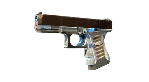 StatTrak™ Glock-18 | Clear Polymer (Battle-Scarred)