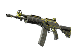 Galil AR | Acid Dart (Battle-Scarred)
