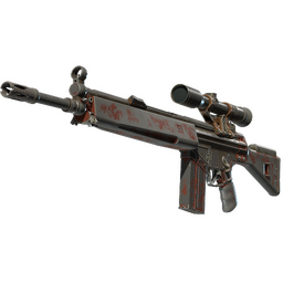 Souvenir G3SG1 | Red Jasper (Battle-Scarred)