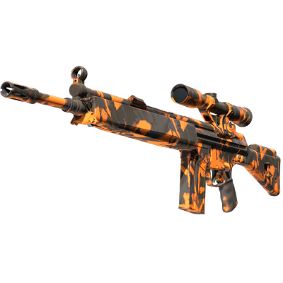 صورة مصغرة لـ StatTrak™ G3SG1 | Orange Crash (Factory New)