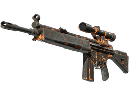 G3SG1 | Orange Crash (Battle-Scarred)