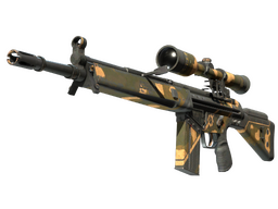 StatTrak™ G3SG1 | Black Sand (Battle-Scarred)