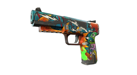 Five-SeveN | Angry Mob (Battle-Scarred)