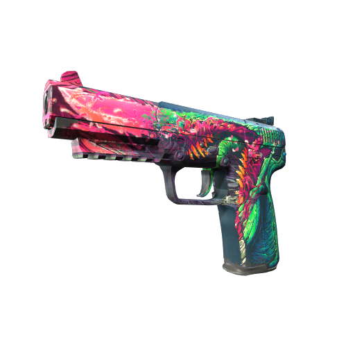 Five-SeveN | Hyper Beast (Well-Worn)