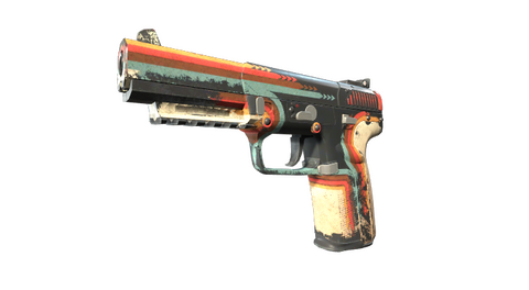 Five-SeveN | Retrobution (Battle-Scarred)