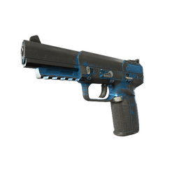 Souvenir Five-SeveN | Sky Blue (Battle-Scarred)