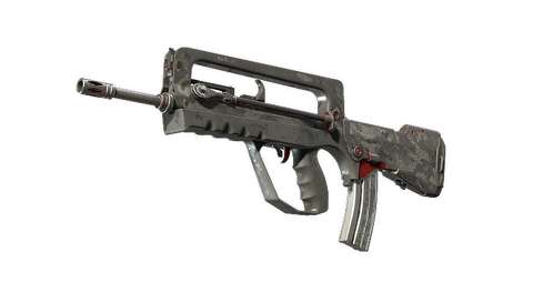 FAMAS | Grey Ghost (Battle-Scarred)