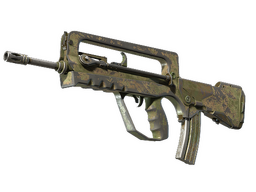 FAMAS | Palm (Battle-Scarred)