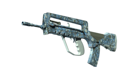 FAMAS | Cyanospatter (Minimal Wear)