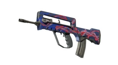 StatTrak™ FAMAS | Afterimage (Minimal Wear)