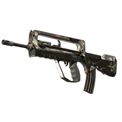 Miniatura de Souvenir FAMAS | 2A2F (Battle-Scarred)