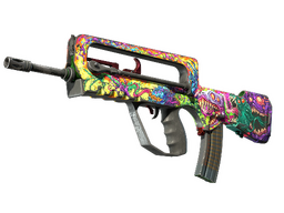 FAMAS | Bad Trip (Battle-Scarred)