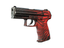 StatTrak™ P2000 | Obsidian (Battle-Scarred)