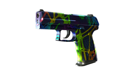 StatTrak™ P2000 | Acid Etched (Well-Worn)