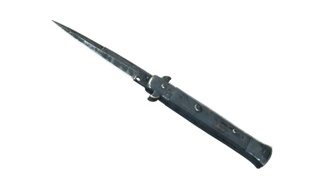 ★ Stiletto Knife | Night Stripe (Battle-Scarred)