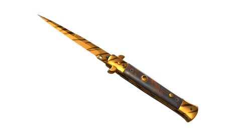 ★ StatTrak™ Stiletto Knife | Tiger Tooth (Factory New)