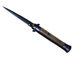 ★ Stiletto Knife | Blue Steel (Battle-Scarred)