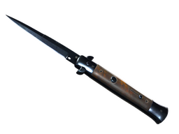 ★ Stiletto Knife | Blue Steel (Well-Worn)