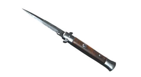 ★ StatTrak™ Stiletto Knife | Damascus Steel (Minimal Wear)