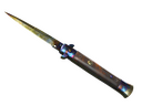 StatTrak™ Stiletto Knife | Case Hardened (Battle-Scarred)