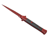 ★ StatTrak™ Stiletto Knife | Crimson Web (Well-Worn)