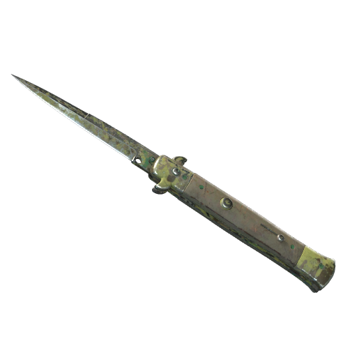 ★ Stiletto Knife | Boreal Forest (Battle-Scarred)